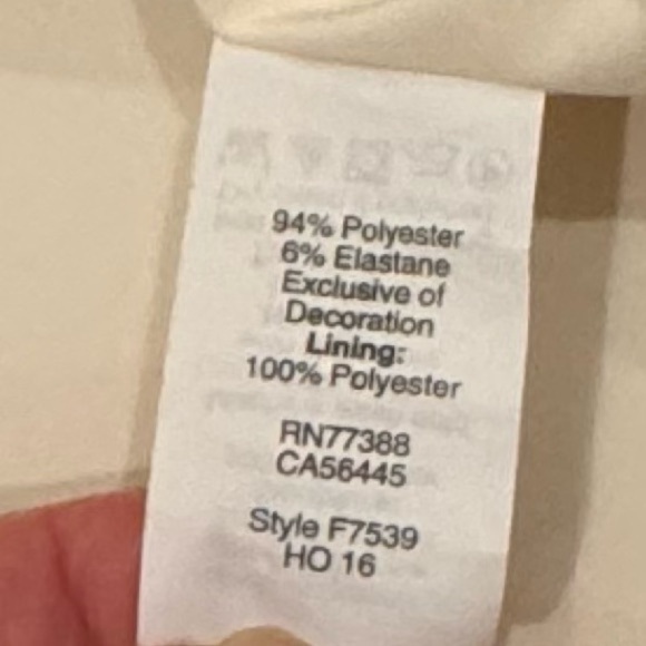 J.Crew Ivory Lace Sleeve Sheath Dress Size 6 | Old Money Luxury Classic Workwear - Picture 9 of 9